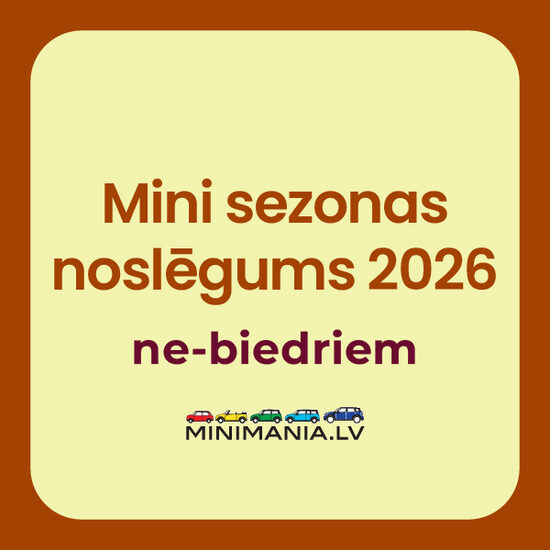 Mini 2026. gada sezonas noslēgums. Biļete NE-BIEDRAM