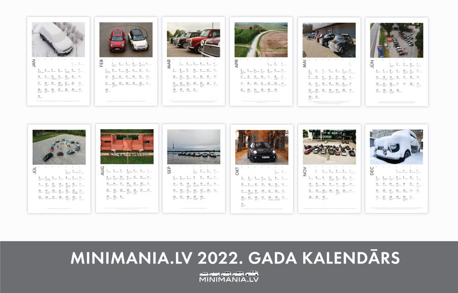 Minimania.lv 2022. gada sienas kalendārs
